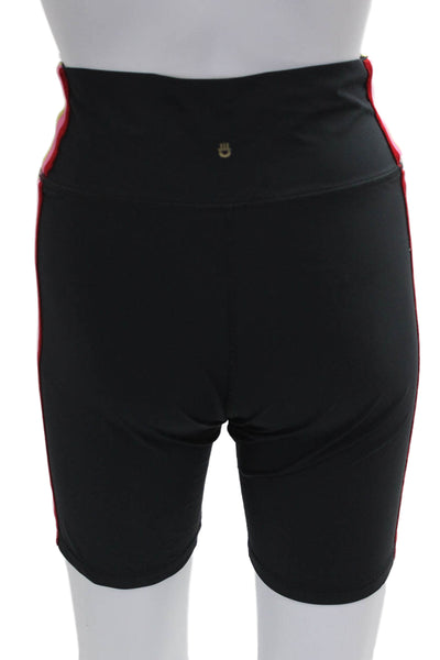 Spiritual Gangster Women Athletic Black Nylon Shorts Size M