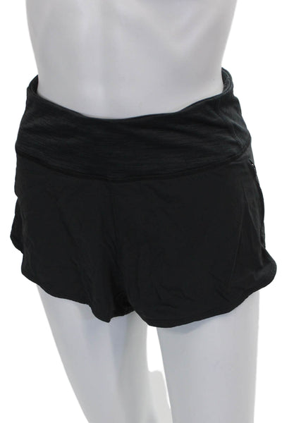 Outdoor Voices Womens Athletic Black Nylon Shorts Size M