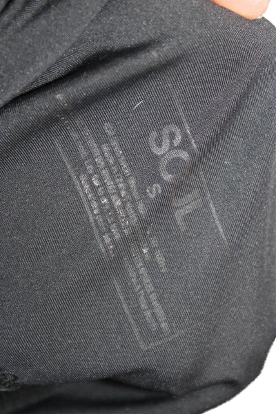 Soul Womens Ankle Leggings Black Polyester Blend Size S