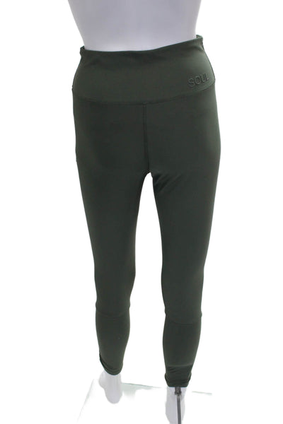 Soul Womens Ankle Wool Leggings Black Size S