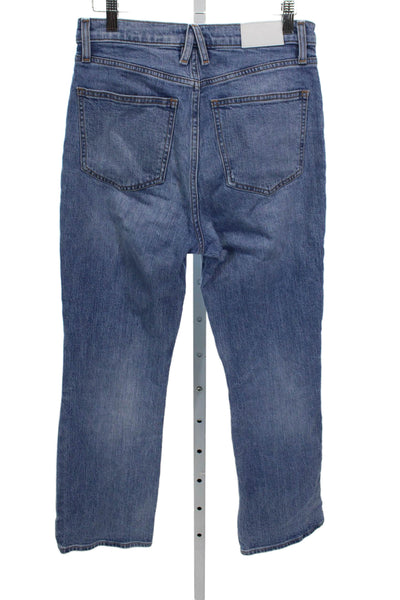 Pistola Womens Straight Jeans Blue High Rise Cotton Blend Size 27
