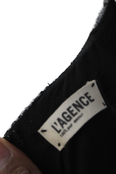L'Agence Womens Sheath Dress Gray Sleeveless Knee Length Size 6