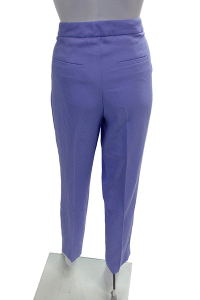 Pearl By Lela Rose Womens Sleeveless Blazer Pant Suit Periwinkle Blue Size 4