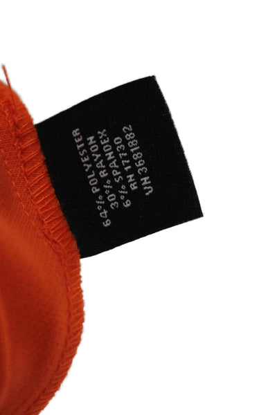 Victoria Beckham For Target Women Orange Sleeveless Blouse Size XS