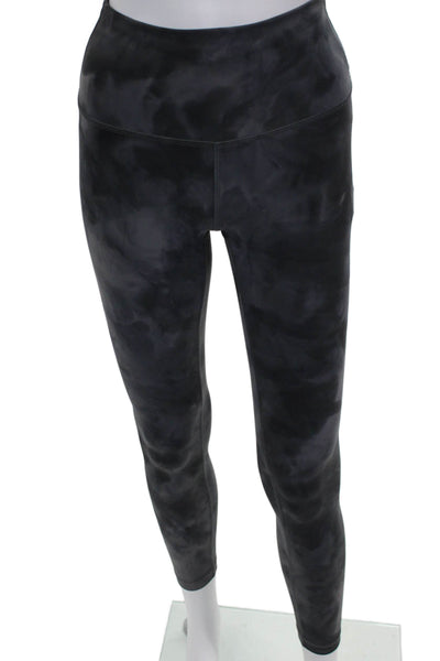 Lululemon Womens Tie Dye Ankle Leggings Gray Nylon Size 4