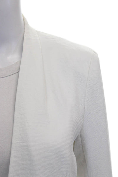 Babaton Womens Blazer White Long Sleeve Polyester Size 6