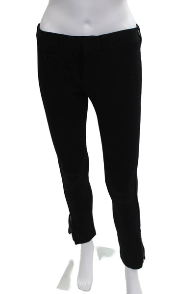 Vince Womens Black Ankle Pants Polyester Zip Solid Inseam 28 Size 4