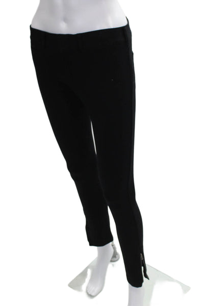 Vince Womens Black Ankle Pants Polyester Zip Solid Inseam 28 Size 4