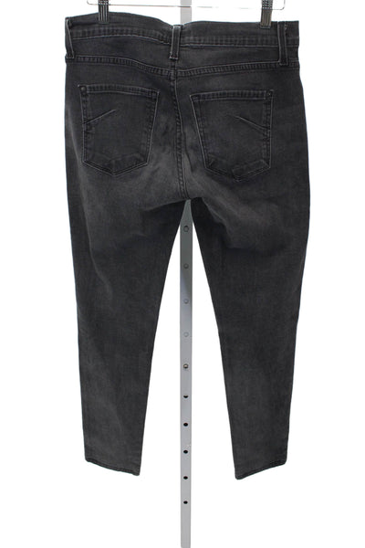 James Jeans Women Skinny Jeans Gray Cotton Mid Rise Inseam 28 Size 29
