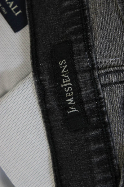 James Jeans Women Skinny Jeans Gray Cotton Mid Rise Inseam 28 Size 29