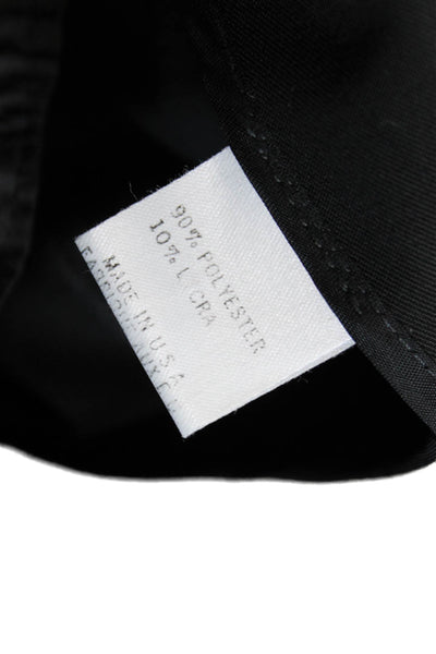 Theory Womens Dress Pants Black Polyester Zip 31 Inseam Size 6