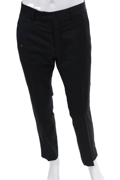 John Varvatos Mens Tuxedo Black Wool Size 46