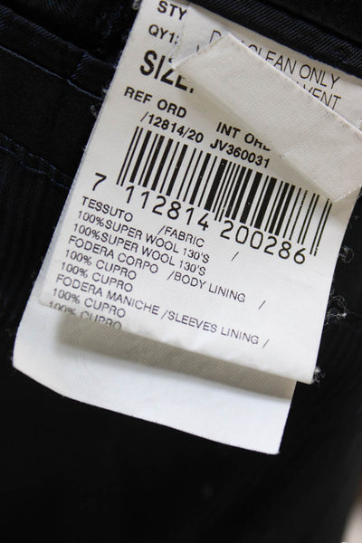 John Varvatos Mens Tuxedo Black Wool Size 46