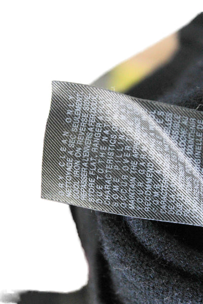 Allsaints Womens Crew Neck Pullover Sweater Black 100% Cashmere Size S