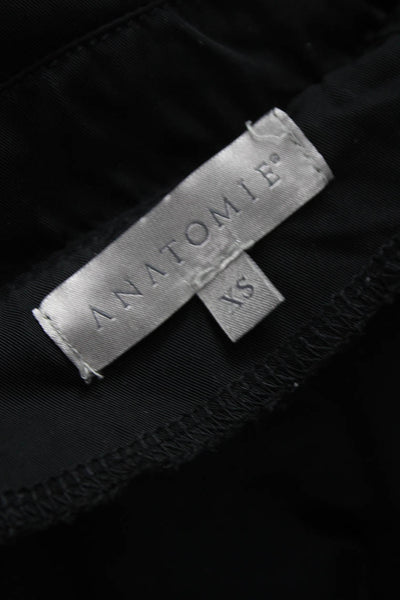 Anatomie Womens Black Basic Jacket Polyamide Button Long Sleeve Size XS