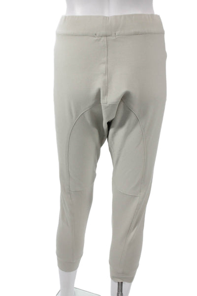 Bassike Women Jogger Pants Beige Viscose Drawstring Size 1