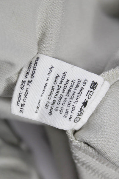 Bassike Women Jogger Pants Beige Viscose Drawstring Size 1