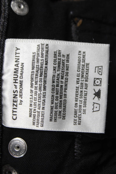 Citizens of Humanity Mens Straight Black Jeans Size 27