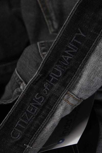 Citizens of Humanity Mens Straight Black Jeans Size 27