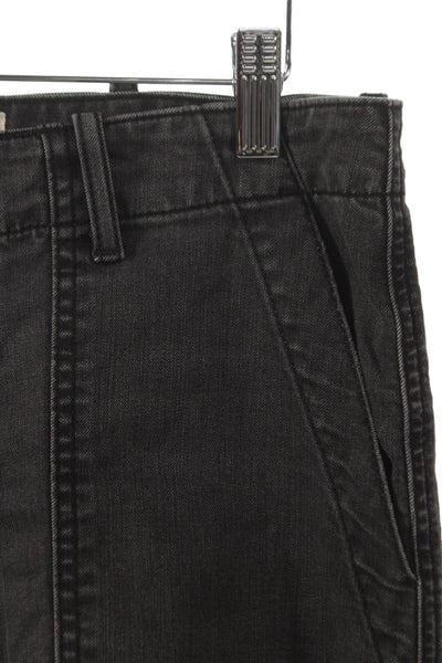 Nili Lotan Women Jogger Pants Gray Cotton Zip Size 27