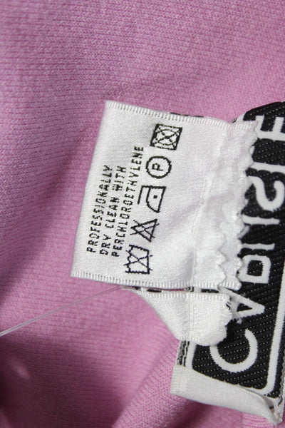 Carlisle Women Cardigan Pink Viscose Long Sleeve Round Neck Size XS