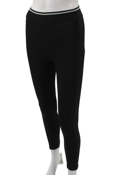 Splits 59 Womens Black Ankle Leggings Nylon Pull On Size S