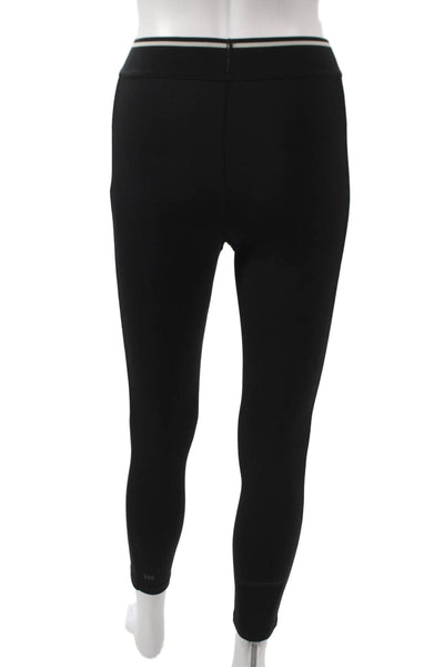 Splits 59 Womens Black Ankle Leggings Nylon Pull On Size S