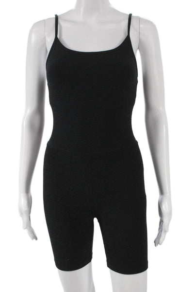 Beyond Yoga Womens Unitard Black Scoop Neck Sleeveless Polyester Size S