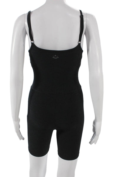 Beyond Yoga Womens Unitard Black Scoop Neck Sleeveless Polyester Size S