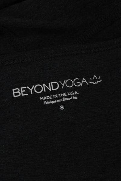 Beyond Yoga Womens Unitard Black Scoop Neck Sleeveless Polyester Size S