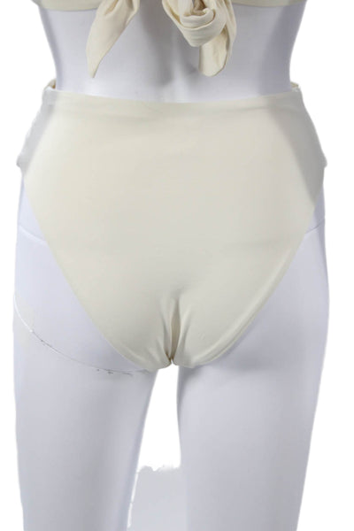 Agua Bendita Womens Beige Nylon Bikini Size S