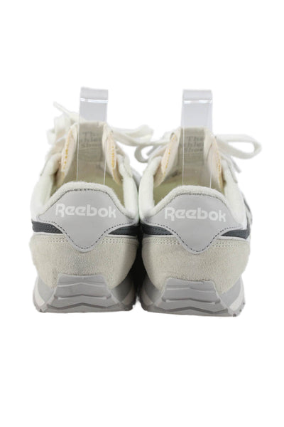 Reebok Womens Suede Lace Up Classic AZ Sneakers White Size 8