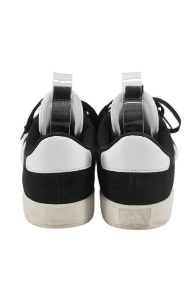 Adidas Womens Suede Low Top Lace Up Sneakers Black Size 8.5