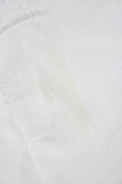 Superdown Womens Mini Dress White Sweetheart Sleeveless Zip Polyester Size XS
