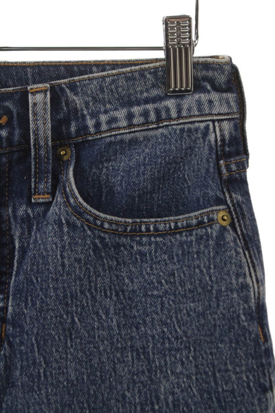 J Crew Womens Blue Straight Jeans Cotton Button Size 25