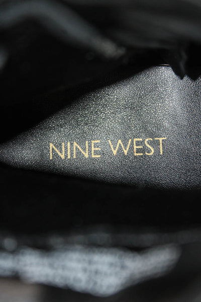 Nine West Womens Chain Detail Ankle Boots Black Size 5
