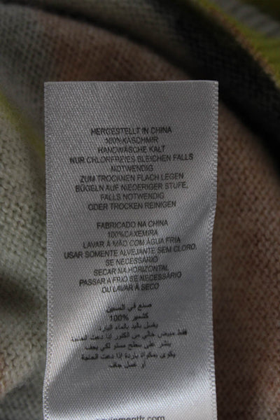 Equipment Femme Womens Cashmere Camouflage Pullover Sweater Multicolor Size S