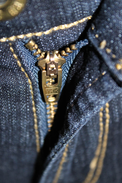 James Jeans Women Skinny Jeans Low Rise Blue Button Size 27