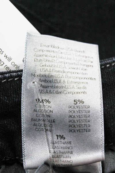Mother Womens Skinny Jeans Blue High Rise Cotton Blend Size 26