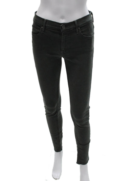 Mother Women Skinny Gray Cotton Jeans Size 28