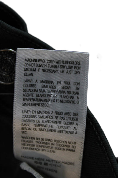 Mother Women Skinny Gray Cotton Jeans Size 28