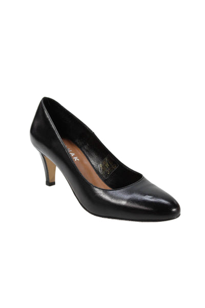 Jonak Womens Leather Slide On Classic Pumps Black Size 36 6