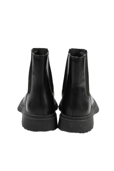 Camper Mens Leather Slip On Ankle Boots Shoes Black Size 43