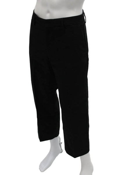 ACNE Studios Mens Cropped Pants Black Zip Size 50
