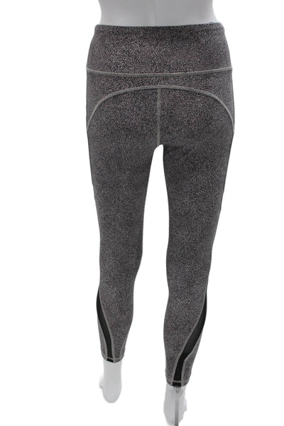 Lululemon Womens Ankle Leggings Multicolor Spotted Polyester Pull On Size 6