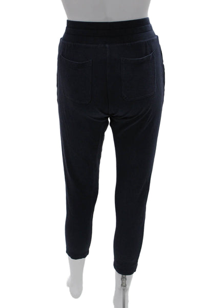 Champion Womens Blue Cotton Jogger Pants Drawstring Size M