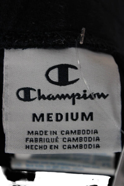 Champion Womens Blue Cotton Jogger Pants Drawstring Size M