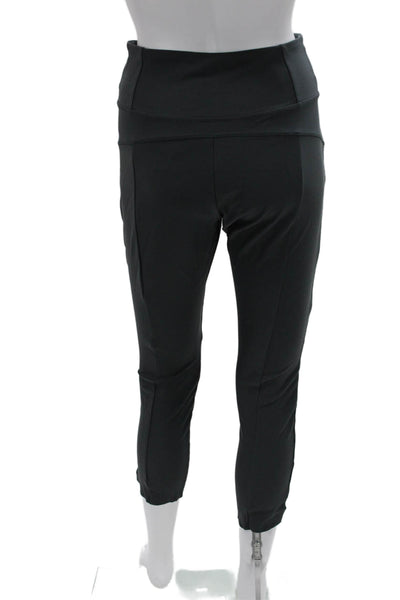 Athleta Womens Black Capri Leggings Nylon Blend Size S