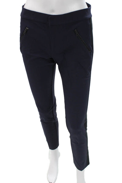 Rebecca Taylor Women Blue Polyamide Blend Ankle Pants Size 2