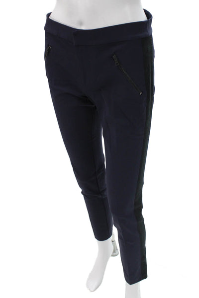 Rebecca Taylor Women Blue Polyamide Blend Ankle Pants Size 2